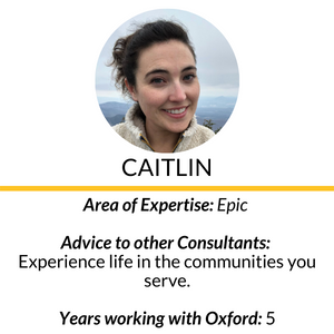 Summary of Caitlin's years with Oxford, and more information