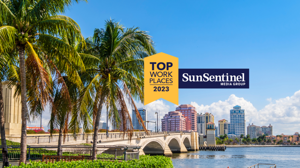 Oxford Global Resources is proud to be awarded as one of South Florida’s Top Workplaces for 2023!